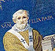Mosaic of Felix IV (III) in Santi Cosma e Damiano, Rome, Italy (527–530) (cropped).jpg