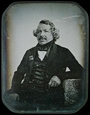 Louis Jacques Mandé Daguerre, 1844, Aufnahme von Jean-Baptiste Sabatier-Blot